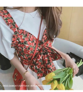 SET ĐẦM THUN KÈM TAG HOA CỘT NƠ