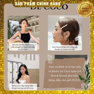 [Bản Mới Nhất] Bông tai khuyên tai nữ Lauren earrings De Coco