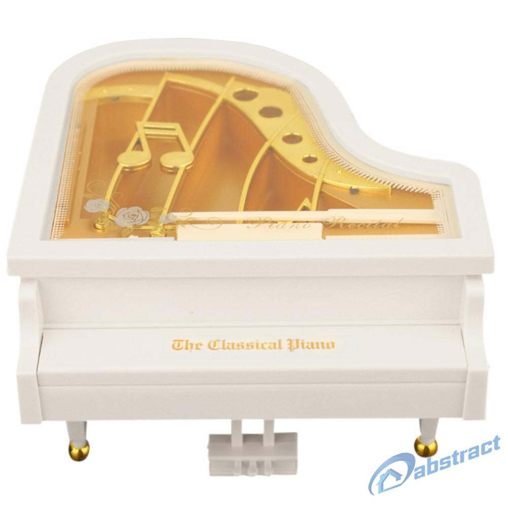 Hộp Nhạc Hình Đàn Piano Mini Bằng Kim Loại