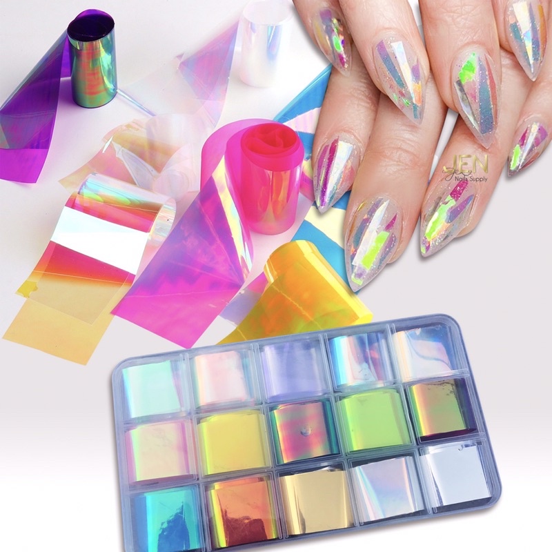 Giấy thuỷ tinh nail-giấy bóng kính