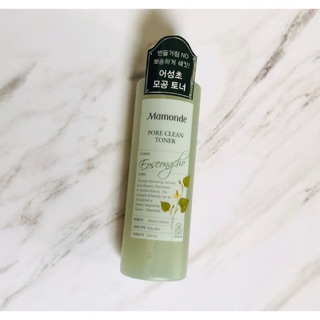 Nước Hoa Hồng Không Cồn  Mamonde Pore Clean Toner 250ml #Eoseongcho ( Rau Diếp Cá)