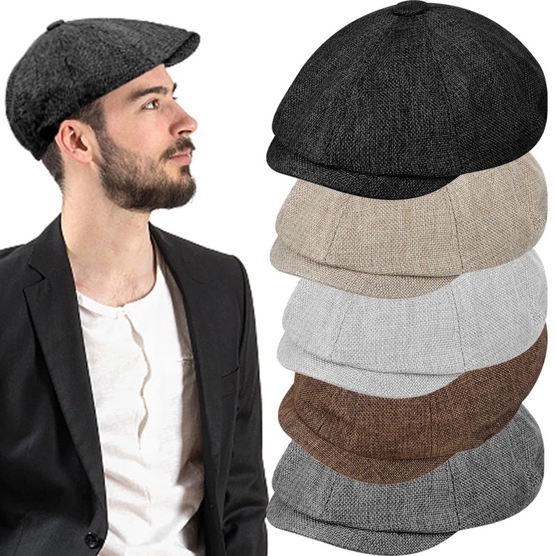 Mũ Beret Phong Cách Anh Quốc Cổ Điển Thời Trang Cho Nam