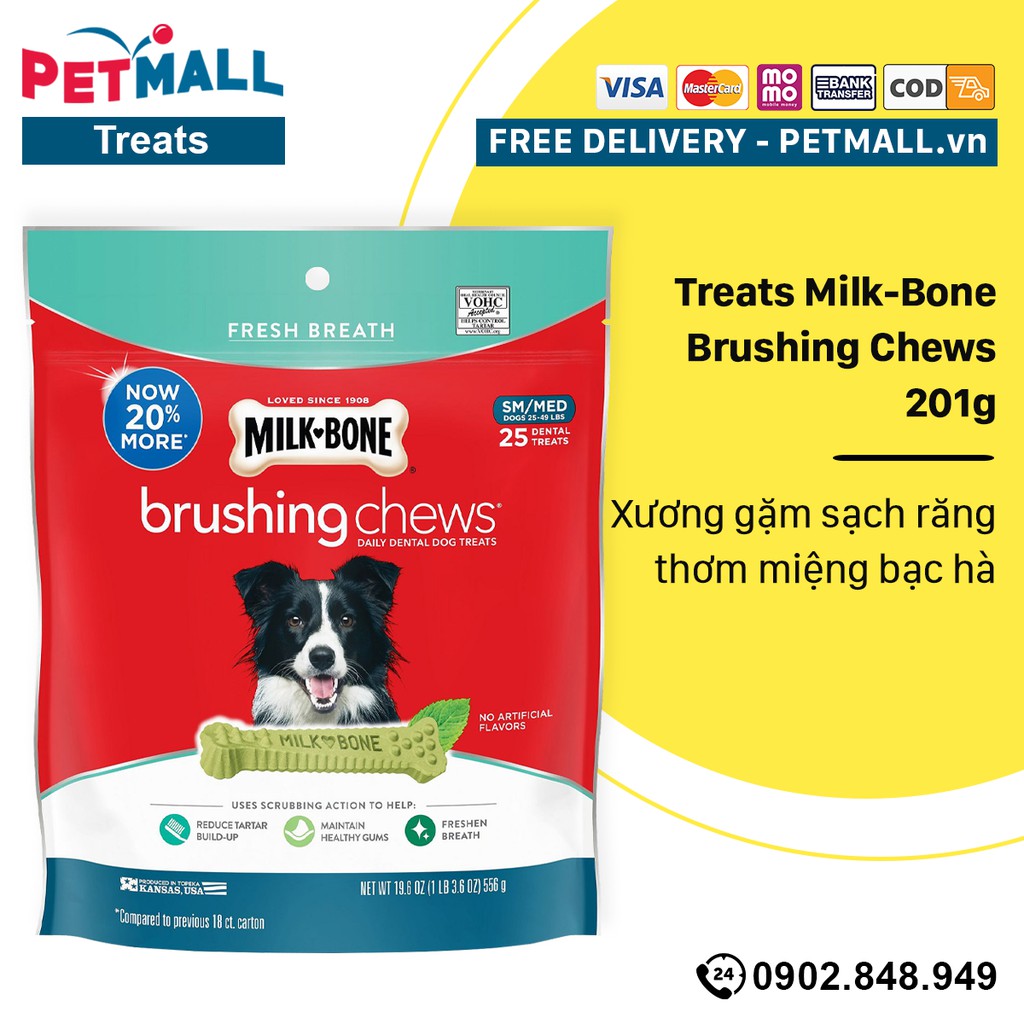 Treats Milk-Bone Brushing Chews 201g - 9 treats thumbnail