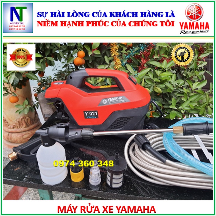 Máy rửa xe áp lực cao YAMAHA. Áp lực 250 Bar