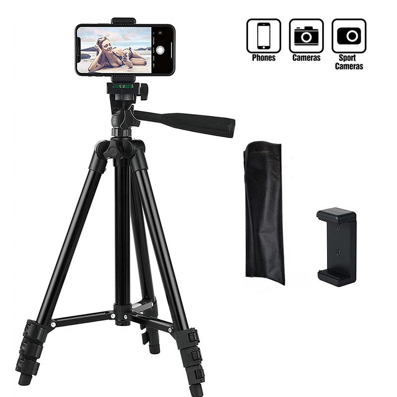 Universal Portable Stand Holder Selfie Aluminum Travel Photography Tripode Digital Camera Phone Tripod Stand for Cell Phone