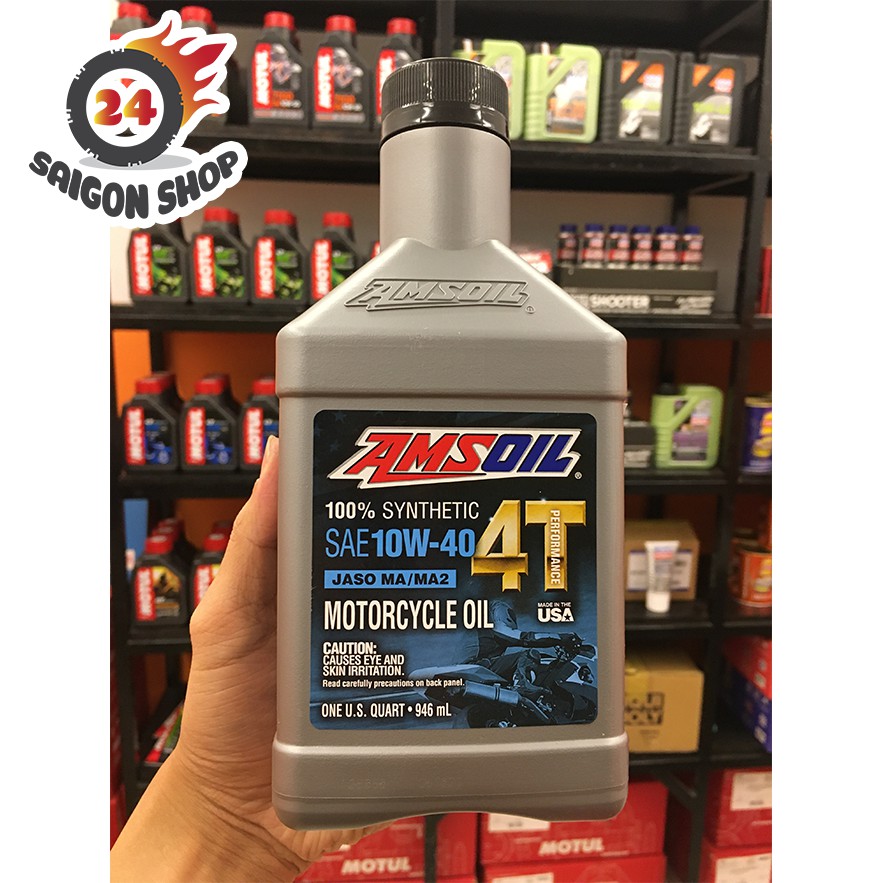 NHỚT AMSOIL 4T PERFORMANCE 10W40