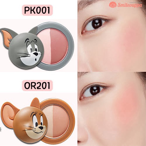 Phấn Má Hồng Etude House Tom And Jerry Hai Tông Màu Trọng Lượng 3g