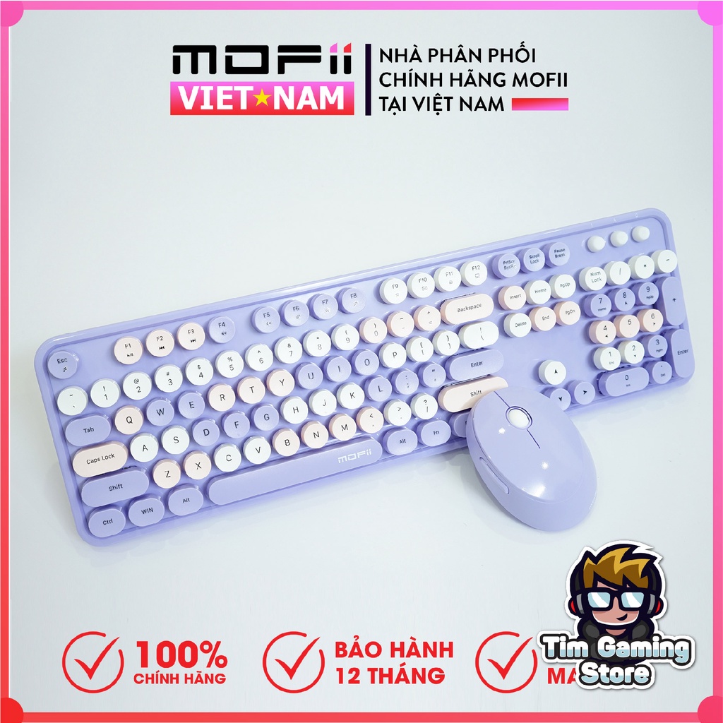 Bộ bàn phím và chuột không dây MOFII – Sweet Mixed
