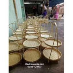 Tre tự nhiên- Kệ mẹt tầng bằng tre thân thiện môi trường -Mây tre đan việt