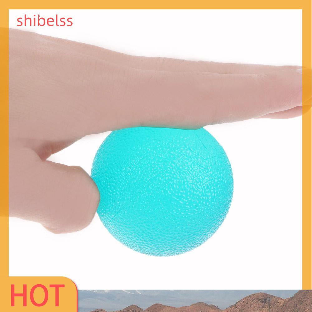 （ʚshibelss）Strength Hand Grip Muscle Power Train Jelly Fitness Finger Exerciser Ball