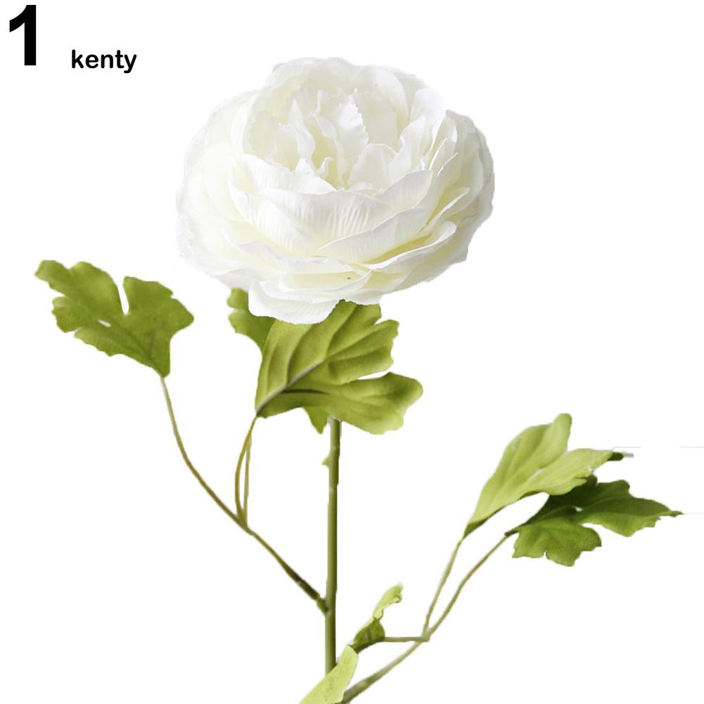 KT★1 Pc Artificial Fake Peony Flower Home Room Shop Wedding Party Garden Decor