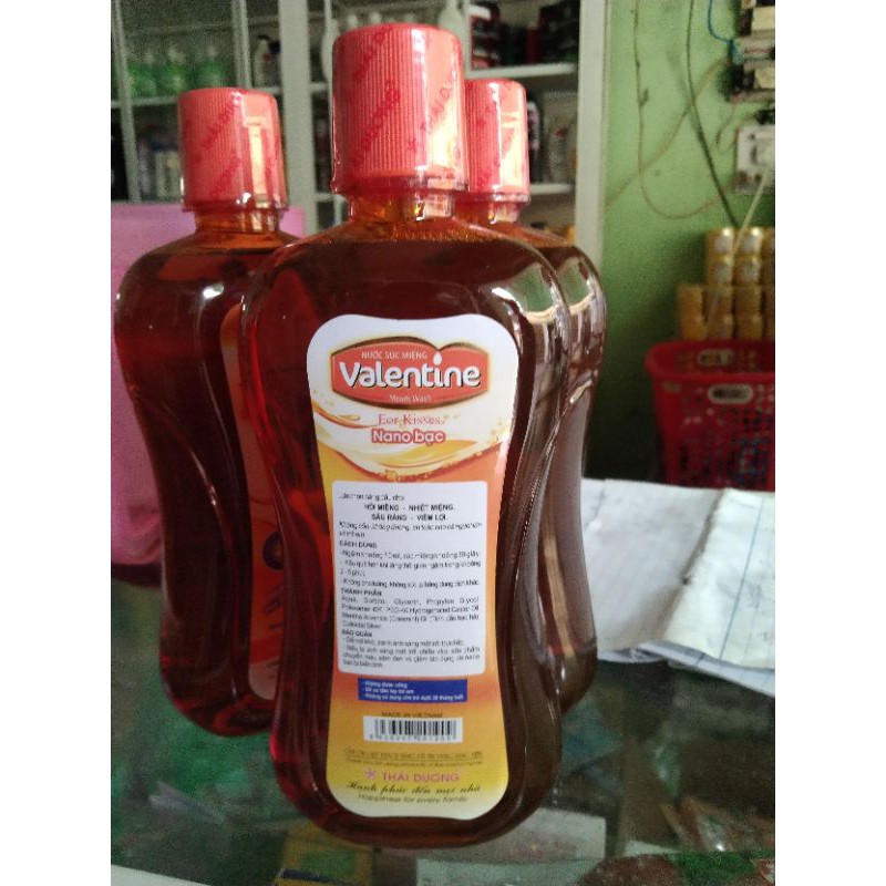 Nước súc miệng VALENTINE - Thái Dương - 500 ml