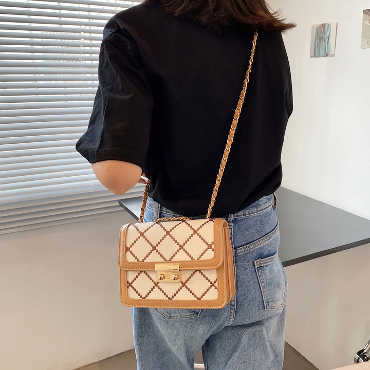 Túi xách nữ đeo chéo vân caro kiểu dáng công sở đi tiệc Sanbox Shop thời trang cao cấp phong cách basic