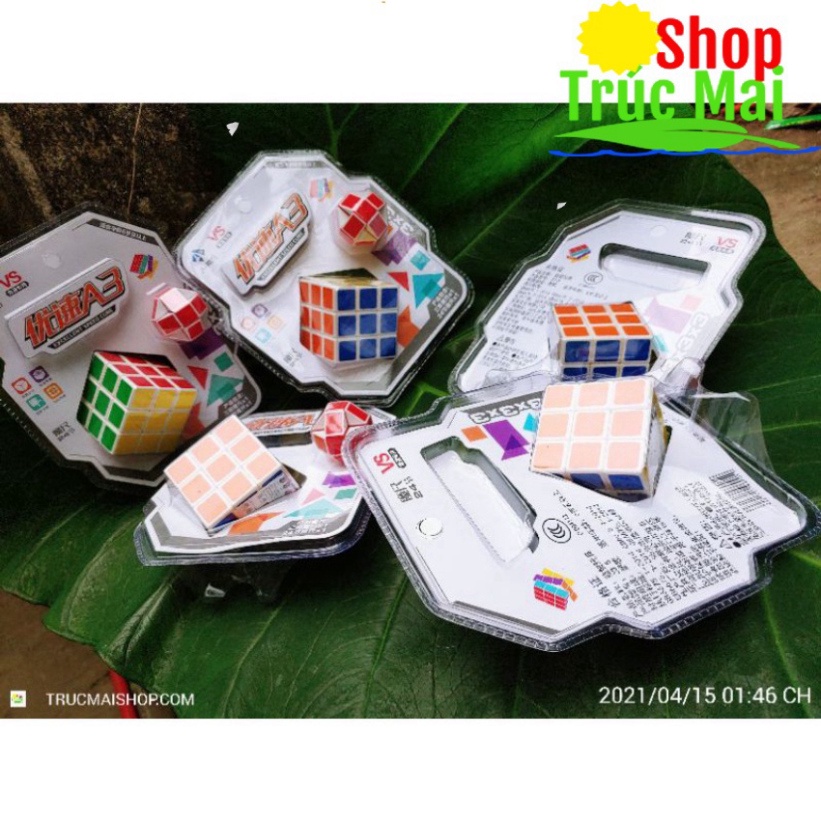 Rubik 3x3 đồ chơi trí tuệ cho trẻ rô bích đồ chơi robik