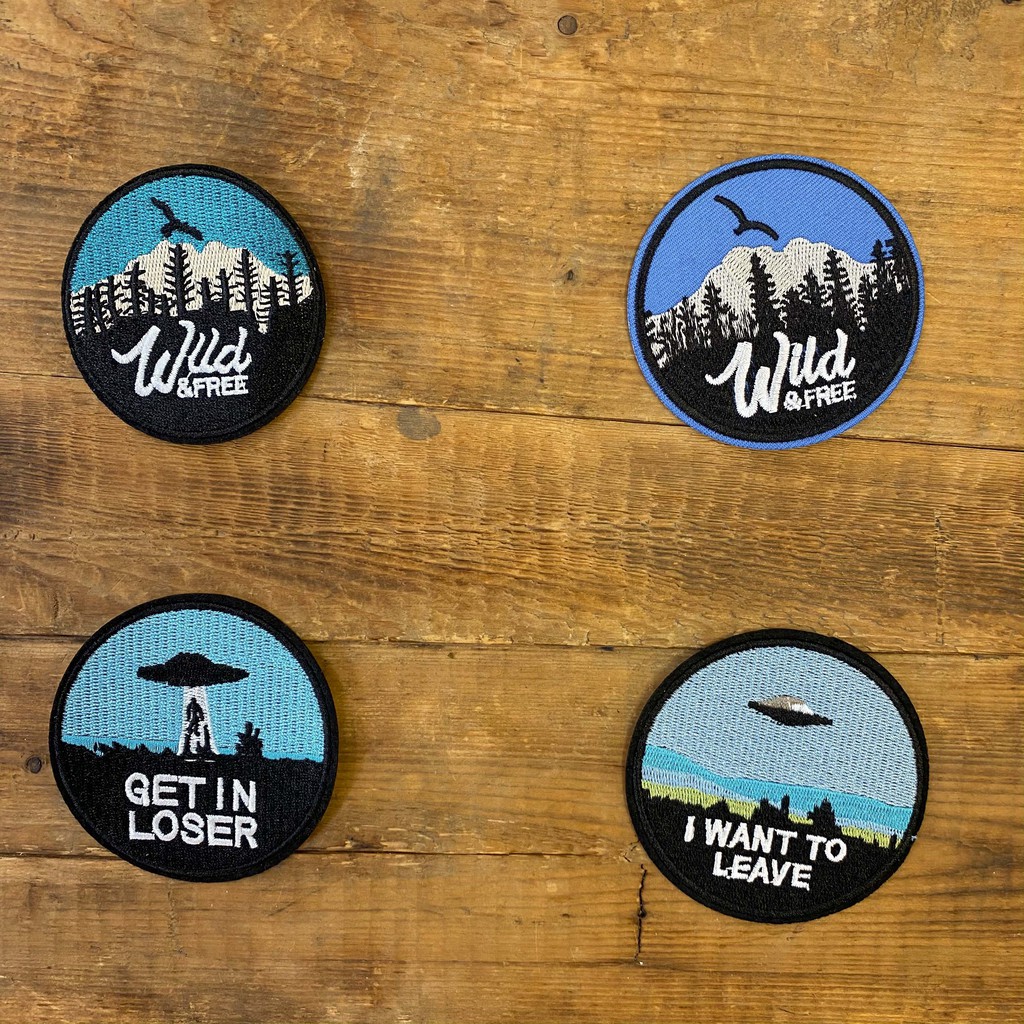 Sticker/Patch vải dùng ủi/là trang trí cho quần áo Jeans, Denim, Jacket, Pilot, mũ nón, phụ kiện, túi xách, balo ...