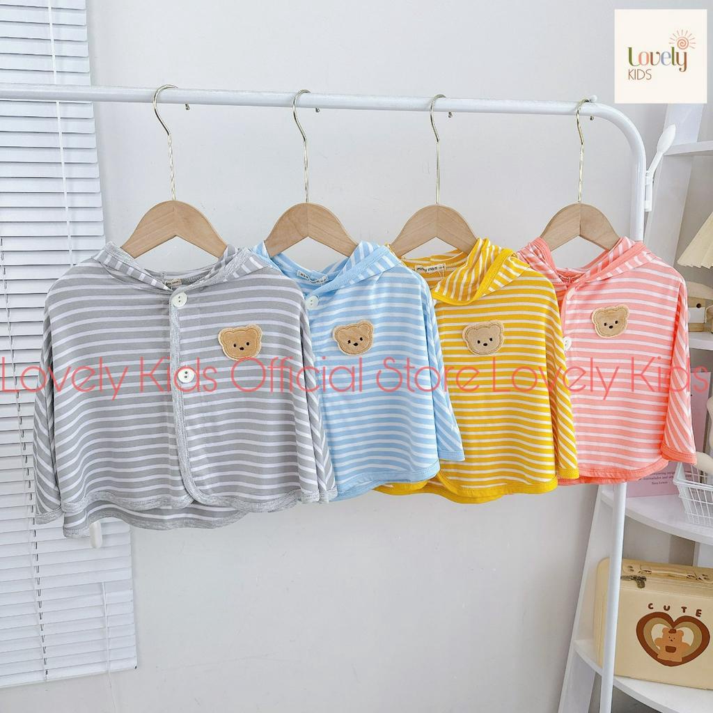 Áo Choàng Chống Nắng Cho Trẻ Em Bé Trai Bé Gái Minky Mom  Áo Khoác Choàng Chống Nắng Cho Bé Trai Gái ÁO CHOÀNG