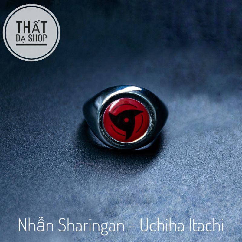 Nhẫn mô hình Sharingan phim Naruto.