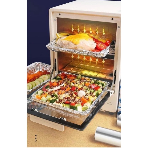 Giấy bạc nướng thịt loại dài 7m.