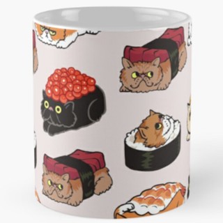 Cốc sứ Sushi Ba Tư Mèo Mug