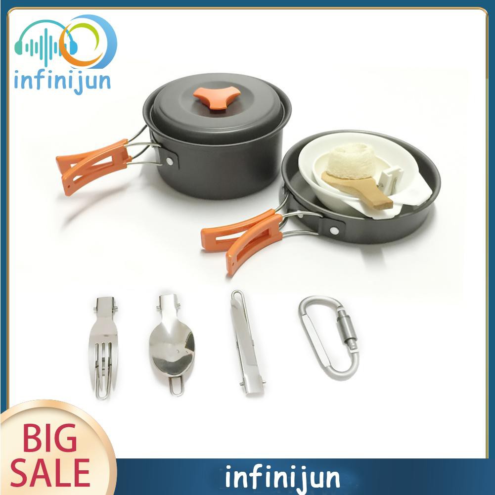 Bộ 12 Dụng Cụ Nấu Ăn Ngoài Trời Kèm Túi Đựng