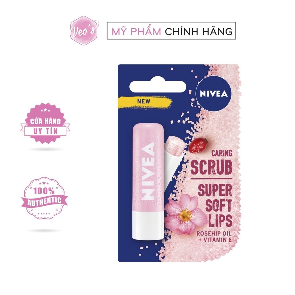 Tẩy da chết môi Nivea Lip Caring Scrub