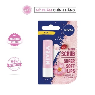 Tẩy da chết môi Nivea Lip Caring Scrub