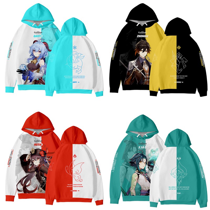 Áo Hoodie In Hình 3d Sáng Tạo Cho Cặp Đôi