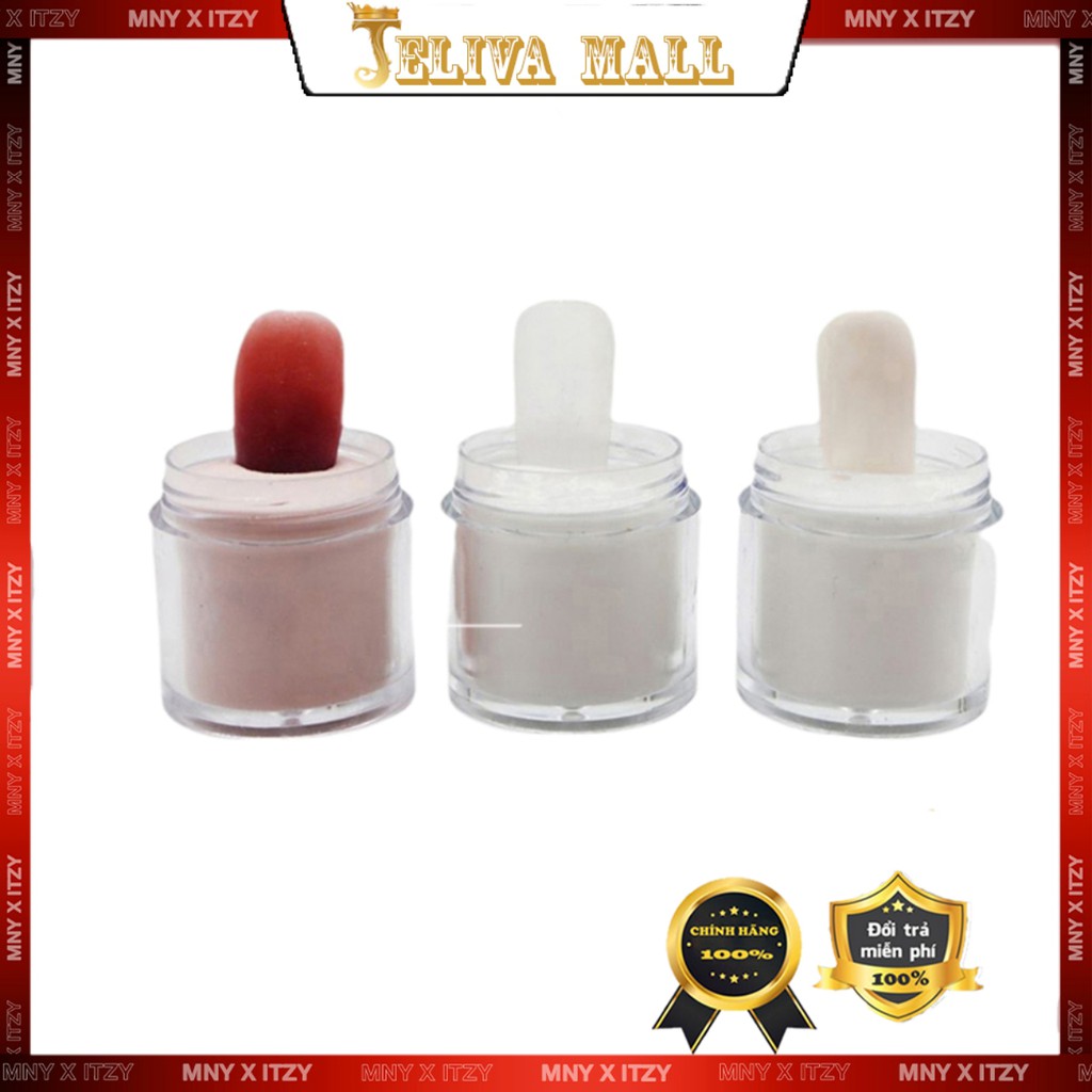 Đắp bột móng tay bột đắp móng đắp hoa t làm nail trắng clear ombre Jeliva 100g