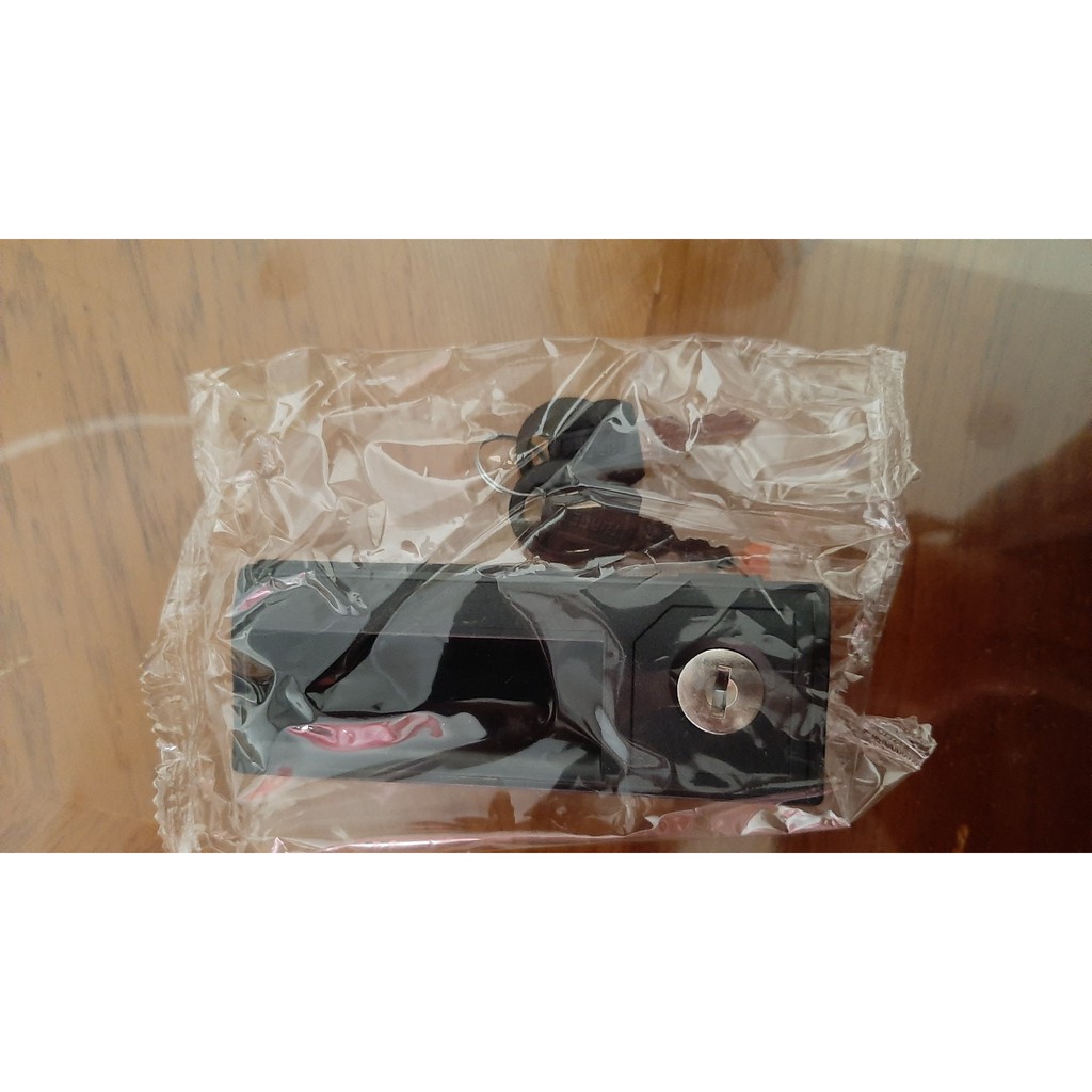 Khóa tủ Hòa Phát tay nắm nhựa âm - màu đen