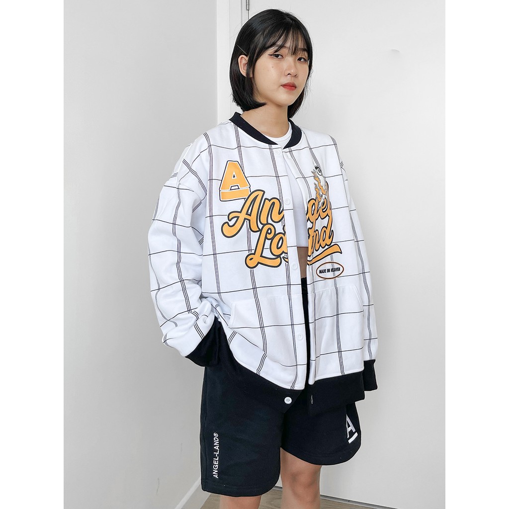 Áo Khoác Cardigan Angel-Land Caro Cardigan Black And White - CCWB