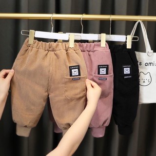Quần nhung tăm jogger cho bé