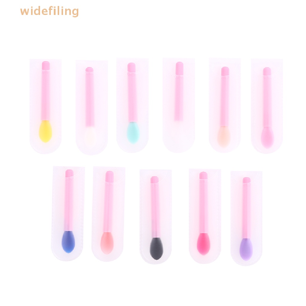 1 Cọ Trang Điểm Mắt / Môi Bằng Silicone Tiện Dụng