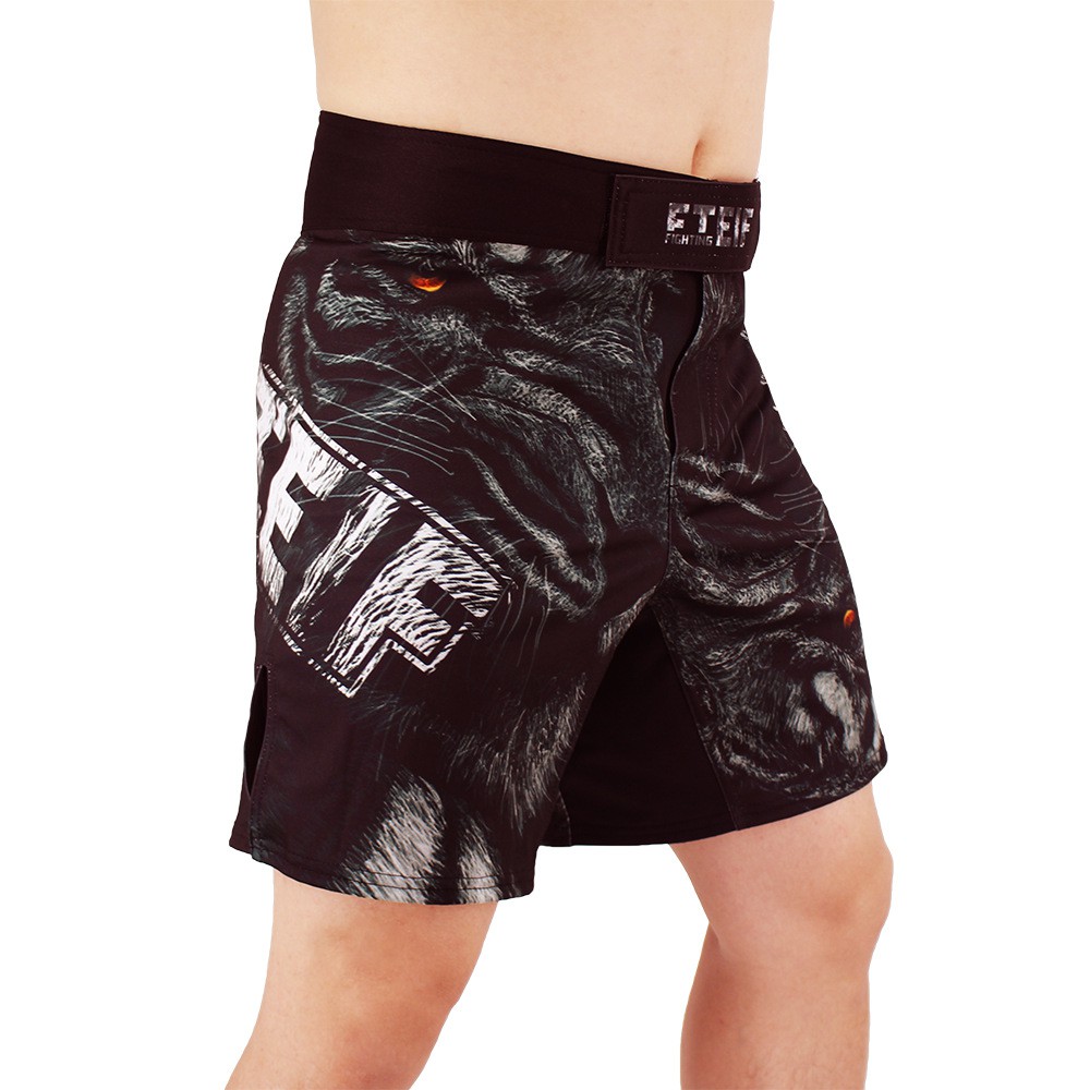 Quần ngắn MMA BJJ Kick Boxing Jiu jitsu Muay Thái Gym Fitness Black Candy QNR029