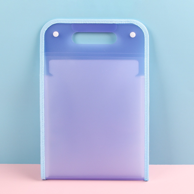 Túi Đựng Tài Liệu Khổ A4 / 13 Ngăn Bằng Nhựa PP Trong Suốt Tiện Dụng Cho Học Sinh