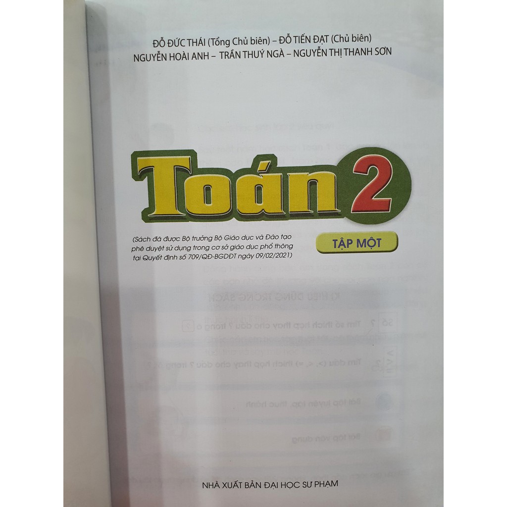 Sách Giáo Khoa Toán 2 tập 1 - Cánh Diều (Kèm bao sách)