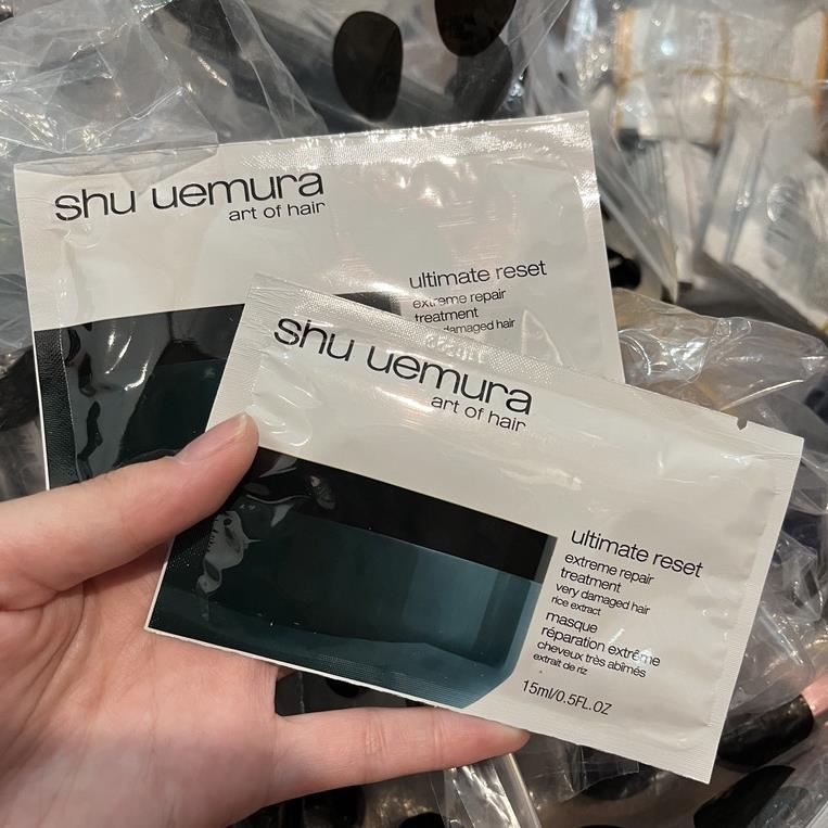 Mặt nạ tóc Shu Uemura Art of Hair Ultimate Reset Extreme Repair Treatment  cho tóc khô xơ  - 15ml