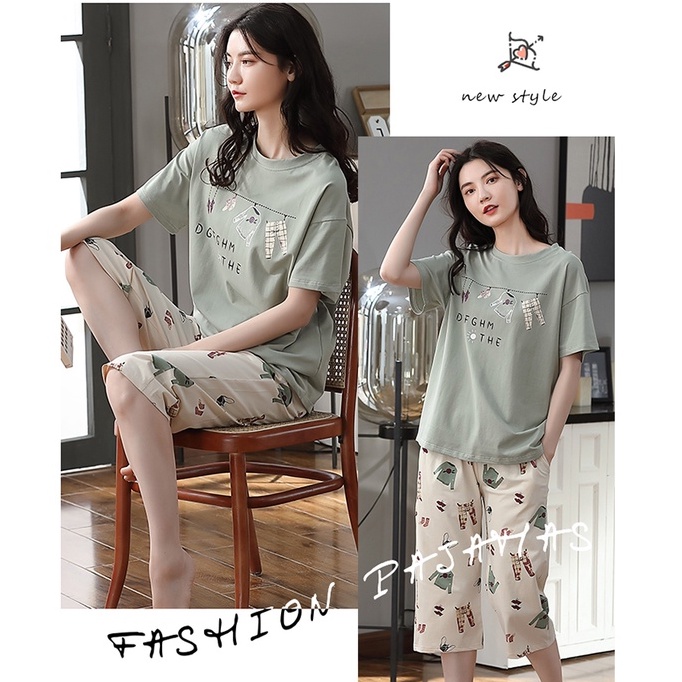 Đồ mặc nhà nữ đáng yêu chất cotton 100% BA5013 | BigBuy360 - bigbuy360.vn