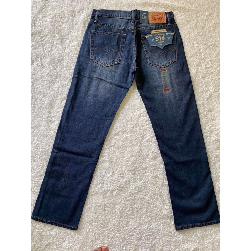 [Mã c3] Quần jean nam LEVI’S 514 xanh đen size 32