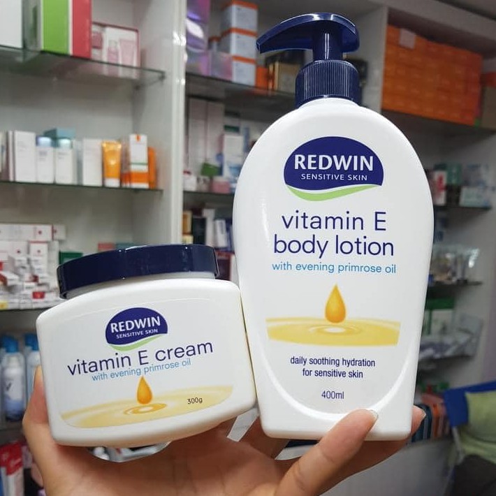 Kem Dưỡng Ẩm Vitamin E Redwin Úc - Lotion Dưỡng Ẩm Hoa Anh Thảo