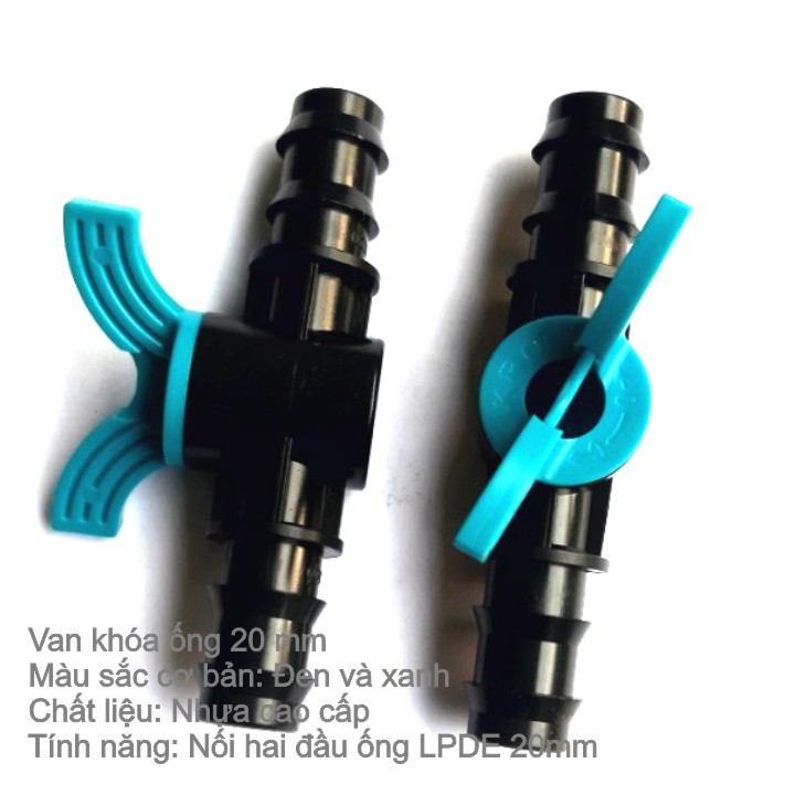Khóa ống 20mm - Van khóa ống 20mm chất lượng cao