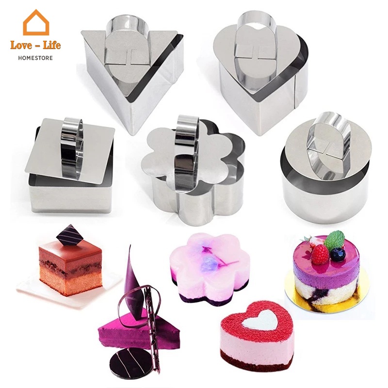 1 Khuôn Làm Bánh Bằng Thép Không Gỉ