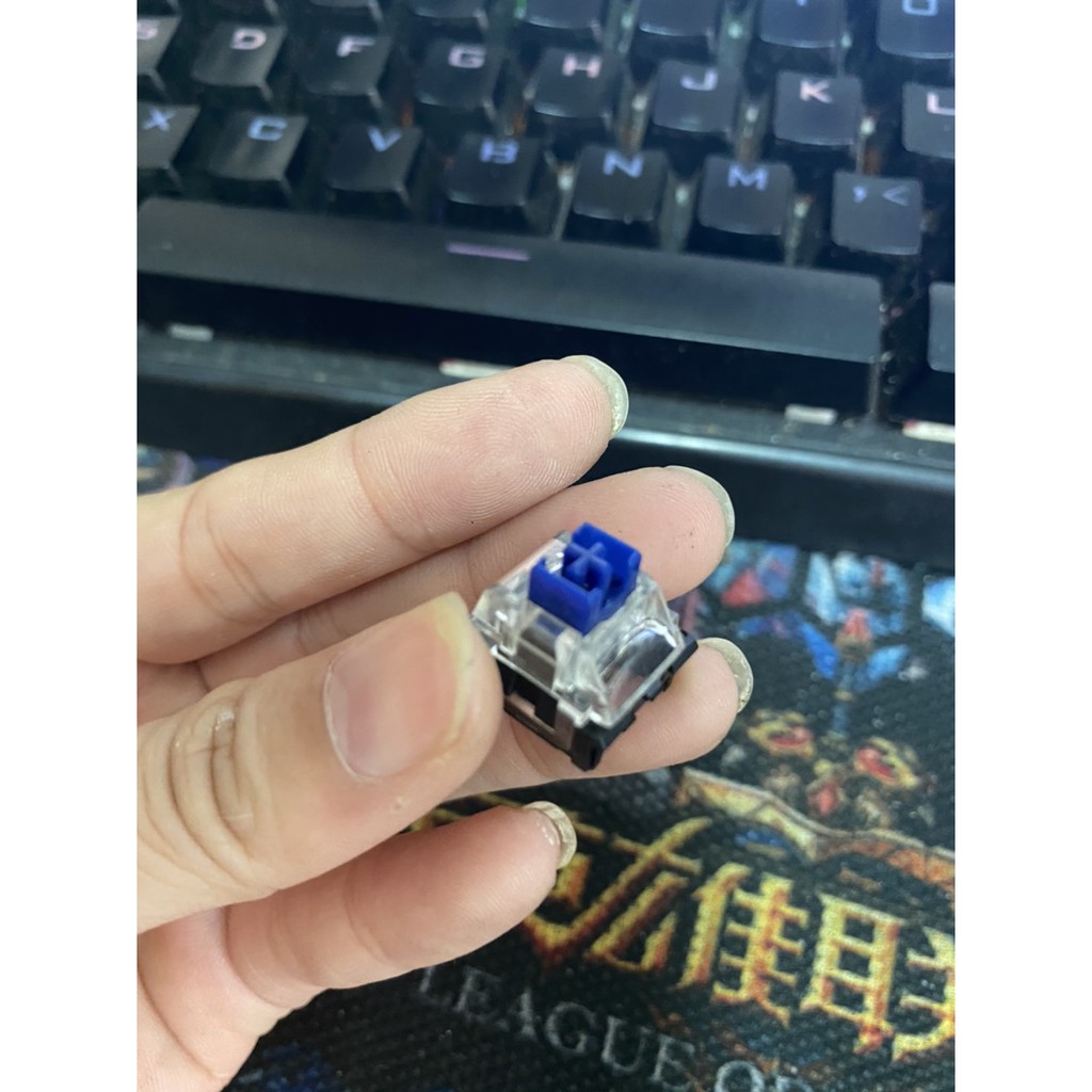 Bộ 5 Nút switch cho phím cơ sinh học - loại không có chân .