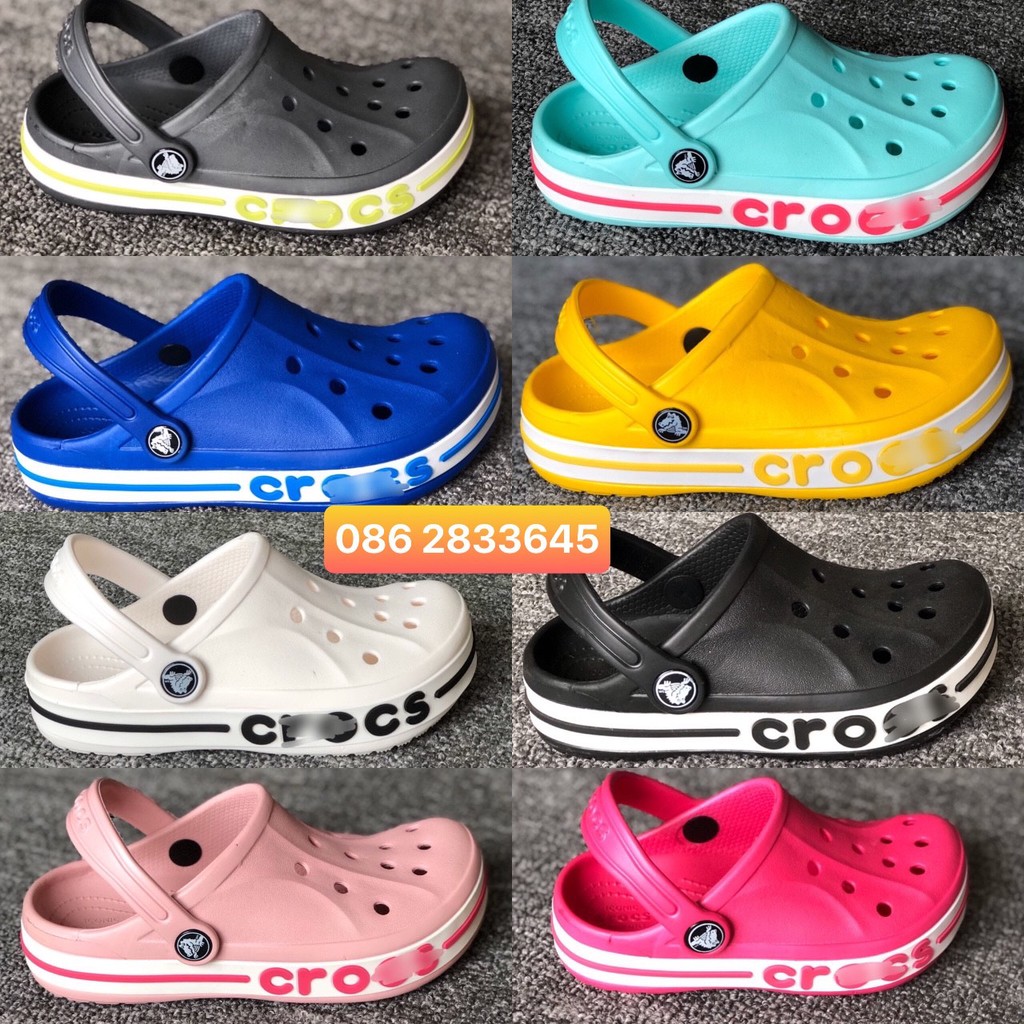(Dép cá sấu+ 4 sticker) Dép sục baya trẻ em tặng