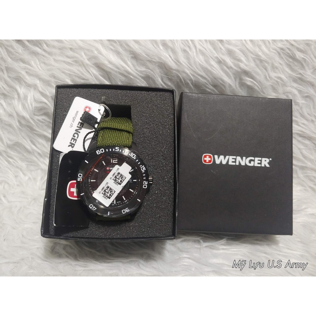 Đồng hồ nam Wenger Swiss Military Black Night - Đồng hồ quân đội