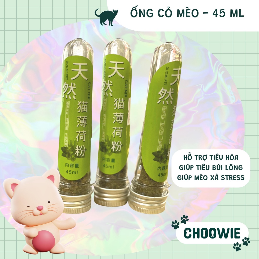 Cỏ mèo dán tường Catnip mèo đồ chơi cho mèo giúp mèo xả stress Choowie Pet Shop