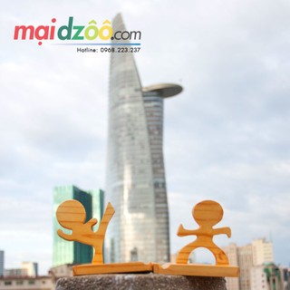 Giá gỗ đỡ điện thoại/iPad Võ thuật Handmade