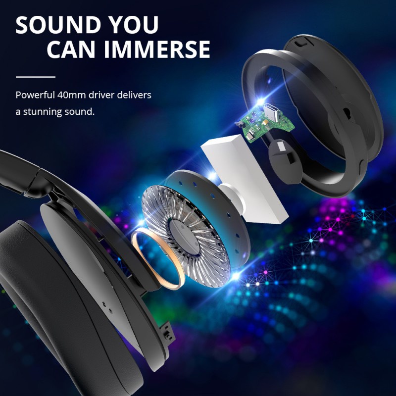 Tai Nghe Tronsmart Apollo Q10 Bluetooth 5.0 Hoạt Động Loại Bỏ Tiếng Ồn hoạt động 100H liên tục