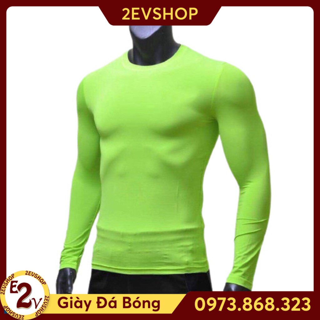 Áo giữ nhiệt nam body dài tay, áo thể thao bóng đá tập gym giữ ấm thun co giãn 4 chiều - 2EVSHOP