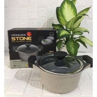 Nồi đá stone cao cấp 20cm lock&lock lca6202d
