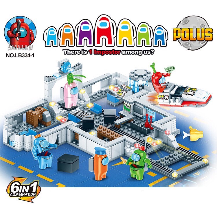 🚀Lego Among Us LB334- 💯 Hàng Nhập Chuẩn 90 Chi Tiết